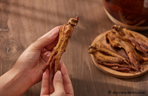 Minster chiropractic nutrition tip: image  of red ginseng for anti-aging and anti-inflammatory pain
