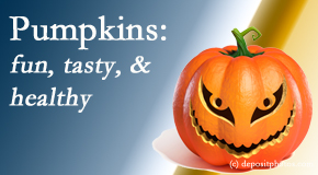 Minster Chiropractic Center respects the pumpkin for its decorative and nutritional benefits especially the anti-inflammatory and antioxidant!
