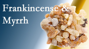 frankincense and myrrh picture for Minster anti-inflammatory, anti-tumor, antioxidant effects