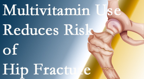 Minster Chiropractic Center presents new research that shows a reduction in hip fracture by those taking multivitamins.