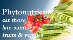 Minster Chiropractic Center presents research on the benefits of phytonutrient-filled fruits and vegetables. 