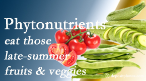 Minster Chiropractic Center presents research on the benefits of phytonutrient-filled fruits and vegetables. 