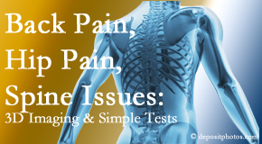 Minster Chiropractic Center examines back pain patients for a variety of issues like back pain and hip pain and other spine issues with imaging and clinical tests that influence a relieving chiropractic treatment plan.