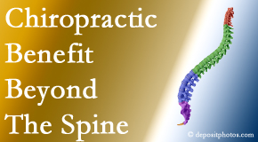Minster Chiropractic Center chiropractic care benefits more than the spine particularly when the thoracic spine is treated!