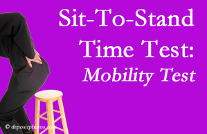 Minster chiropractic patients are encouraged to check their mobility via the sit-to-stand test…and increase mobility by doing it!