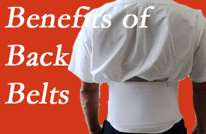 Minster Chiropractic Center uses the best of chiropractic care options to ease Minster back pain sufferers’ pain, sometimes with back belts.