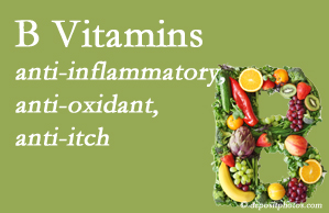 Minster Chiropractic Center presents new research on the benefit of adequate B vitamin levels.