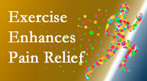 Minster exercise is an important part of the chiropractic treatment plan.