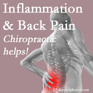 The Minster chiropractic care offers back pain-relieving treatment that is shown to reduce related inflammation as well.