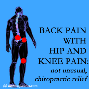 Minster back pain, hip and knee osteoarthritis often appear together, and Minster Chiropractic Center can help. 