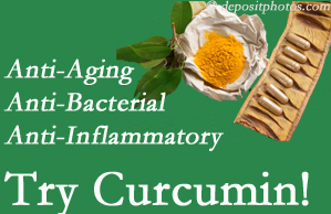 Pain-relieving curcumin may be a good addition to the Minster chiropractic treatment plan. 