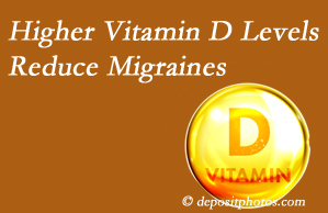 Minster Chiropractic Center shares a new paper that higher Vitamin D levels may reduce migraine headache incidence.