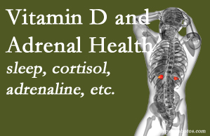 Minster Chiropractic Center shares new research about the effect of vitamin D on adrenal health and function.